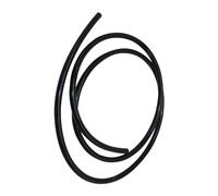 LAVMHAB Tuyau d'aspiration en silicone 10 mm DI 16 mm OD 3 mm épaisseur de paroi 1,5 m (DI x DE), tuyau en silicone pour moteur (noir)