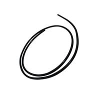 LAVMHAB Tuyau d'aspiration en silicone 3 mm DI 9 mm OD 3 mm épaisseur de paroi 1,5 m Tube en silicone pour moteur (Noir)