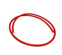 LAVMHAB Tuyau d'aspiration en silicone 6 mm DI 12 mm OD 3 mm épaisseur de paroi 1,5 m (1,5 m), tube en silicone sous vide pour moteur (rouge)