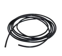 LAVMHAB Tuyau en silicone, 5 mm ID x 8 mm OD, longueur : 3 m, flexible, en caoutchouc de silicone, pour transfert de pompe (noir)