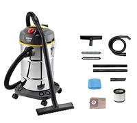 Aspirateur à liquides avec fût Inox et prise outils électriques Lavor WTP 30XE