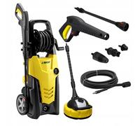 LAVOR Ikon 160 Plus, 160 BAR 2200W, Moteur À Induction, Pompe En Aluminium, Tambour pour tuyau, Brosse Patio Cleaner L28 avec Réservoir, Turbo Buse 240 ewBAR, Tuyau 8m, Lavage Pavé, Chevilles