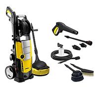 Lavor Nettoyeur Haute Pression Eau Froide Galaxy 160 avec Enrouleur, Deus Brosses et Accessoire Lave-sols, Pression 160 Bar Max, Débit 510 l/h Max