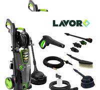 Lavor Nettoyeur Haute Pression STM 160 WPS avec Programmes de Lavage WPS, Enrouleur, Brosse Fixe, Puissance 160 Bar Max, Débit 510 l/h Max, 2500 Watt