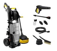 LAVOR Nettoyeur Haute Pression GALAXY 160 GL avec Enrouleur, deux Brosses et Accessoire Lave Sols, Puissance 160 bar max, Débit 510 l/h max, Moteur 2500W