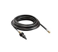 LAVOR Sonde purgeur de 10 m emballée, accessoire pour nettoyeur haute pression à eau froide avec raccord baïonnette, noir
