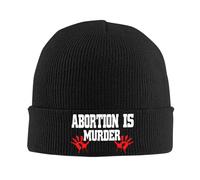 L'Avortement Est Un Meurtre Homme Femme Bonnet De Trawler Classique Bonnets Tricoté Respirant Watch Cap pour Course À Pied Sport Le Quotidien