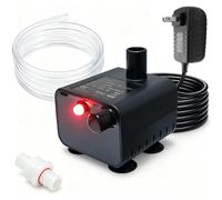 LAVTAIOA Mini pompe à condensation spéciale - Hauteur de refoulement : 1,5 | Clapet anti-retour, tuyau de 2 m inclus, LED d'état (fonctionnement/veille), 320 l/h, ≤ 30 dB silencieux, IP68