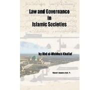 Law And Governance In Islamic Societies