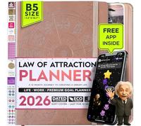 Law of Attraction LIFE & SUCCESS PLANNER - A 12 Month Journey Creating Your Dream Life - Personal Journal & Week Planner & Goal Planner & Organizer By