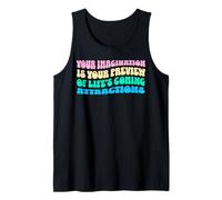 Law of Attraction Manifesting Spiritual Growth Retro Wavy Débardeur