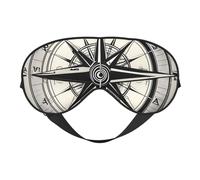 Law of the Compass Navigation 1 Impression Fonctionnalité Masque pour les yeux Confortable Sangle Réglable Sieste Nuit Voyage Camping Yoga Relax