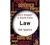 Law The Basics by David Kelly Paperback Book Slapper, Gary (Auteur)