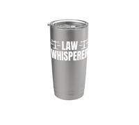 Law Whisperer Avocat Juge Gobelet isotherme en acier inoxydable double paroi