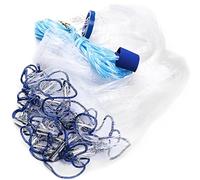 Lawaia Filet de Pêche en Nylon Epervier Peche de Lancement Filet de Pêche à la Main Nasse a Poisson 2.4m-7.2m Cast Net Filet de Peche Mer Monofilament de Nylon