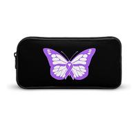 Lawenp Alzheimer'sAwareness Crayon Stylo Cas Portable Grande Capacité Stylo Poche Papeterie Organisateur Trousse De Maquillage avec Fermeture Éclair