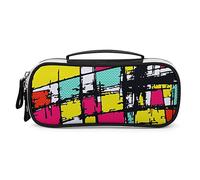 Lawenp Art Color Graffiti Crayon Stylo Cas Portable Stylo Sac avec Zip Voyage Maquillage Sac Papeterie Organisateurs pour Bureau À Domicile