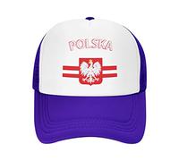 Lawenp Berretto Casual Con Bandiera Della Polonia e Aquila Bianca Polacca Cappello da Baseball traspirante per adulti in rete