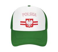 Lawenp Berretto Casual Con Bandiera Della Polonia e Aquila Bianca Polacca Cappello da Baseball traspirante per adulti in rete