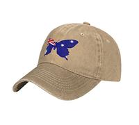 Lawenp Berretto da Baseball Vintage Con Bandiera australiana a Farfalla, cappelli da Baseball regolabili Unisex in Twill Tinta Unita