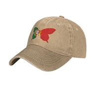 Lawenp Berretto da Baseball Vintage Del Portogallo Della Bandiera Della Farfalla, cappelli da Baseball regolabili Unisex classici