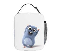 Lawenp Boîte à lunch Grizzy et les lemmings pour hommes femmes adultes, sac à lunch isotherme portable pour l'école de travail de bureau, boîte à lunch Bento zippée réutilisable pour enfants