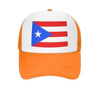 Lawenp Cappello Con Bandiera di Porto Rico Cappello da Baseball per adulti in rete traspirante Berretto Casual