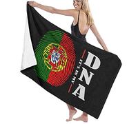 Lawenp C'est dans Mon ADN Drapeau du Portugal Serviette de Bain Serviette de Plage Grandes Serviettes de Piscine Très absorbantes Serviettes de Bain Douces et à séchage Rapide