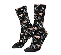 Lawenp Chaussettes d'agent immobilier, cadeau drôle de chaussettes d'équipage de nouveauté pour hommes femmes adolescents
