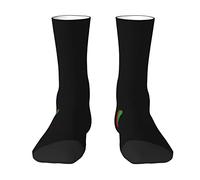 Lawenp Chaussettes mi-mollet avec drapeau de Sao Tomé-et-Principe pour femmes et hommes
