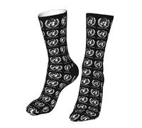 Lawenp Chaussettes mi-mollet avec emblème des Nations Unies pour femmes et hommes, 40 cm