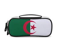 Lawenp Drapeau de l'Algérie étui à Stylo à Crayons Sac à Stylo Portable avec Fermeture éclair Sac de Maquillage de Voyage organisateurs de Papeterie pour Le Bureau à Domicile