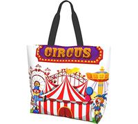 Lawenp Drôle de bande dessinée doux barbe à papa sac fourre-tout grand décontracté femmes sacs à main à bandoulière sacs d'épicerie réutilisables pour le travail Shopping voyage plage