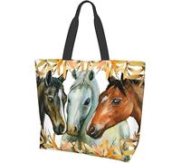 Lawenp Summer Holiday Beach Tropical Shell Tote Bag Grand Casual Femmes Sacs à main à bandoulière Sacs d'épicerie réutilisables pour le travail Shopping Voyage Plage