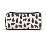 Lawenp Trousse à Crayons We're Bears, Jolie Pochette à stylos, Sac à cosmétiques, boîte à Crayons, Organisateur pour Voyage et Bureau