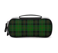 Lawenp Vert Écossais Tartan Plaid Crayon Stylo Cas Portable Stylo Sac avec Zip Voyage Maquillage Sac Papeterie Organisateurs pour Bureau À Domicile