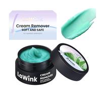 LaWink Crème Remover Cils Extension Etrait Doux et Rapide Dissolvant Colle de Cils Anti-allergique et Inodore 5g Cream Remover Lash Extension (Vert)