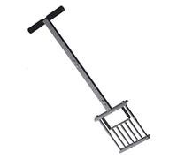 Lawn Aerator, Manual Coring Plugger Tool, 40.55 inches Steel Handle, Soil Grass Aeration Tool, Improves Drainage and Root Growth for Yard Garden Landscaping Health Maintenance