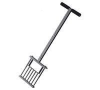 Lawn Aerator, Yard Tool, Manual Coring Spike Device with Heavy-Duty Steel Frame Comfortable Handle Grip, Soil Seeding Equipment for Garden Grass Landscaping Care, 40.55 inches