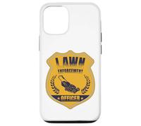 Lawn Enforcement Officer Landscaper Gardening Grass Mowing Coque pour iPhone 12/12 Pro