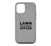 Lawn Enforcement Officer Lawn Mowing Landscaping Funny Coque pour iPhone 12/12 Pro