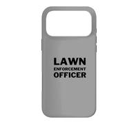 Lawn Enforcement Officer Lawn Mowing Landscaping Funny Coque pour iPhone 17 Pro Max