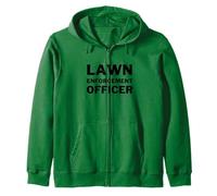 Lawn Enforcement Officer Lawn Mowing Landscaping Funny Sweat à Capuche