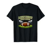 Lawn Friday Night Lights Badge de Football Graphique T-Shirt