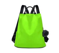 Lawn Green Sac à dos pour femme avec accès à la fermeture éclair arrière et plusieurs poches, sergé de polyester pour voyage et usage quotidien
