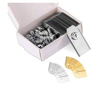 Lawn Mower Cutting Blades Kit for Robotic Lawnmower Repair Accessories Stainless Steel Cutting Blade，30 PCS(Silver)