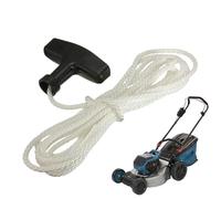 Lawn Mower Pull Cord - Engine Starter, 1 Piece Grass-Cutter Rope For Rapid Ignition, Traction Handle With Grip, Machine Component, Power Part For Garden, Strimmer, Trimmer And Utility Equipment