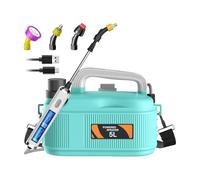 Lawn Sprayer, Landscape Mister, 1.35-Gallon Water Tank, Battery-Powered and Adjustable Fertilizing Sprinkler, Telescopic Wand Included, Ideal for Garden, Yard, Farm, Patio Use