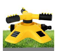 Lawn Sprinklers for Yard, 3-Arm Plant Waterer, Sprinklers for Yard, 360° Rotating Weather-Resistant Sprinkler for Lawn Garden Farm Greenhouse Vegetable Landscaping Pool Patio