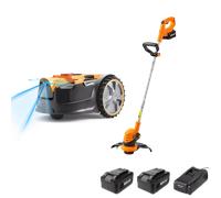 LawnMaster 16 MX24V - Ensemble tondeuse robotisée et coupe-bordures sans fil